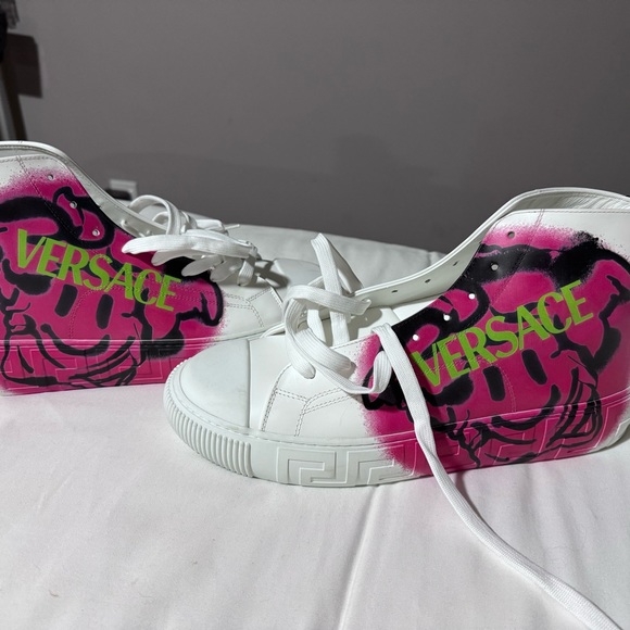 Brand new Versace Greca Medusa Smile high-top sneakers - Picture 2 of 3